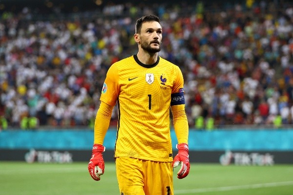 Hugo Lloris con la camiseta francesa. (Getty)