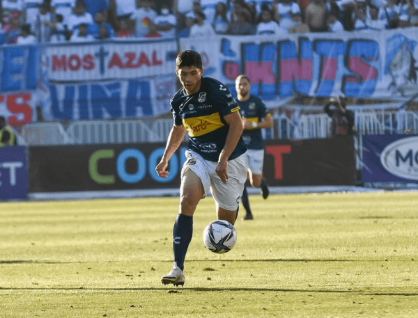 Cristian Riquelme, jugador del Everton de Chile