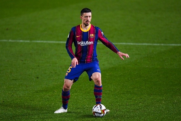 Clément Lenglet con la camiseta de Barcelona. (Getty)