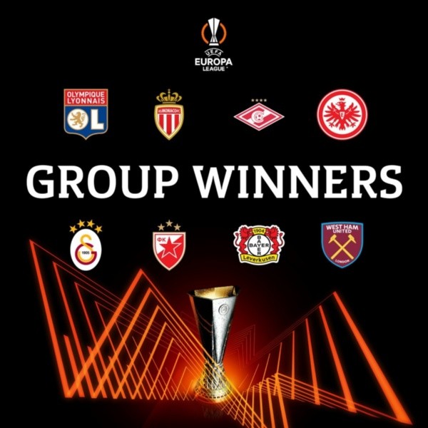 Los equipos clasificados a los octavos de final (@EuropaLeague)