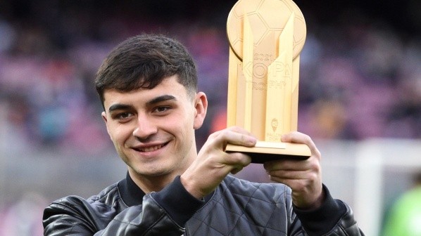 Pedri también ganó el Trofeo Kopa