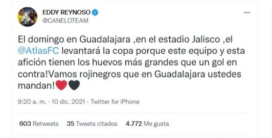 Twitter Eddy Reynoso