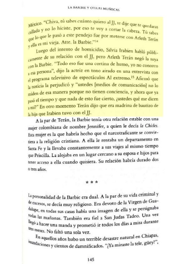 Fragmento del libro “Emma y las otras Señoras del Narco” de Anabel Hernández