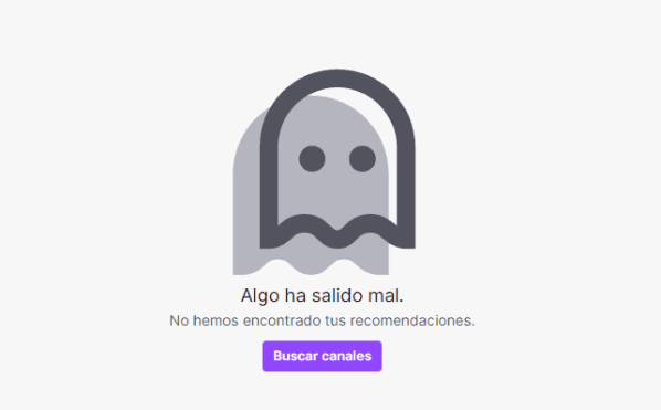 El error que muestra la plataforma (foto: captura de pantalla).