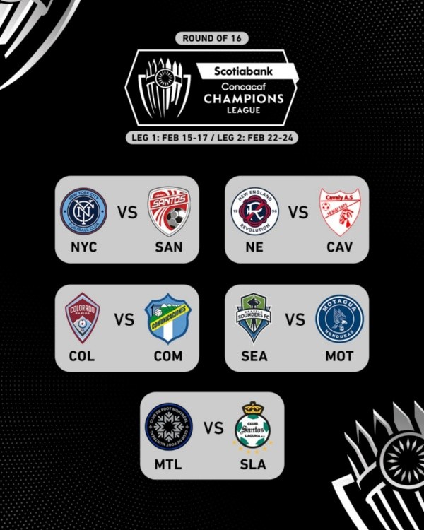 Los rivales de los 5 equipos de la MLS en la Concachampions (Foto: @MLS)