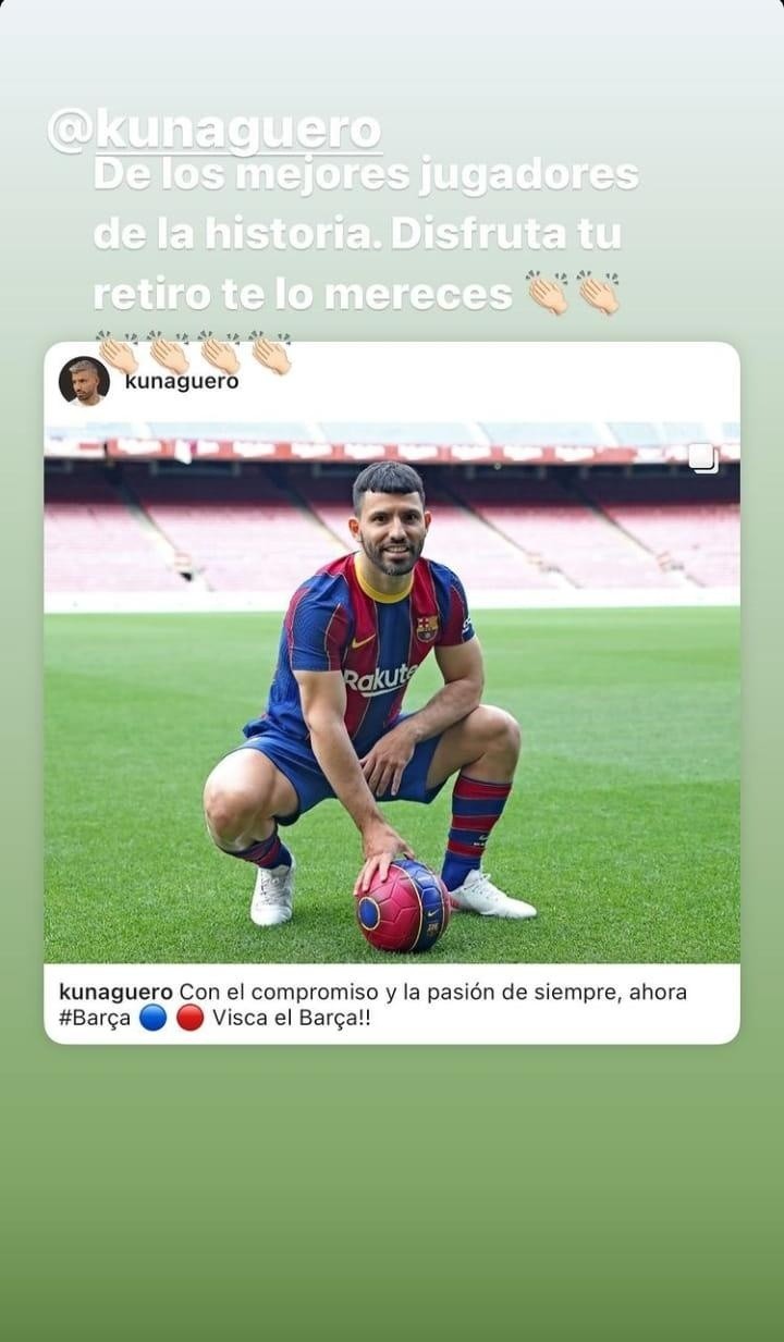Mensaje de Kun Agüero