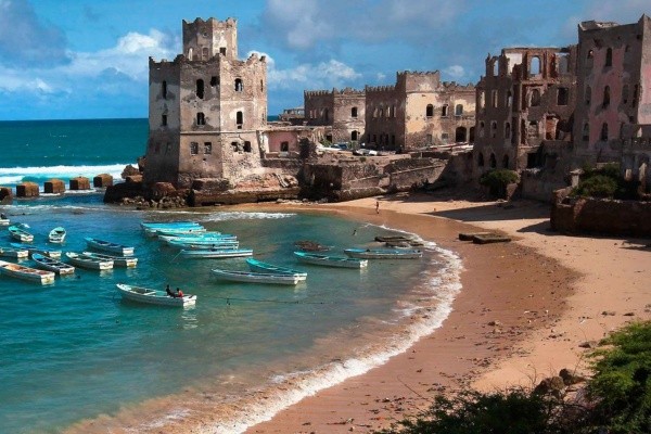 Playa de Somalia. Fuente: (Getty images)