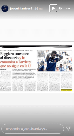 Joaquín Larrivey Instagram