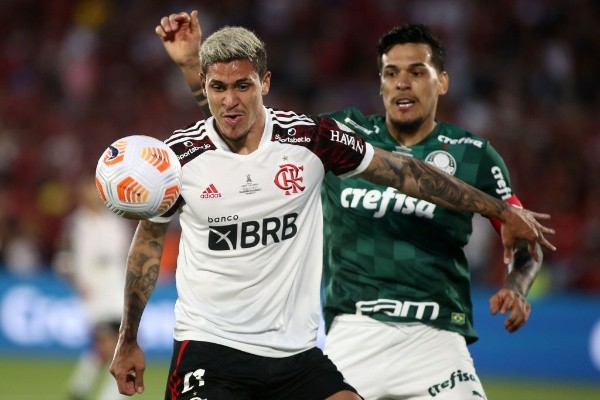 Ernesto Ryan/Getty Images/ Flamengo e Palmeiras disputaram a final da Libertadores em 2021.