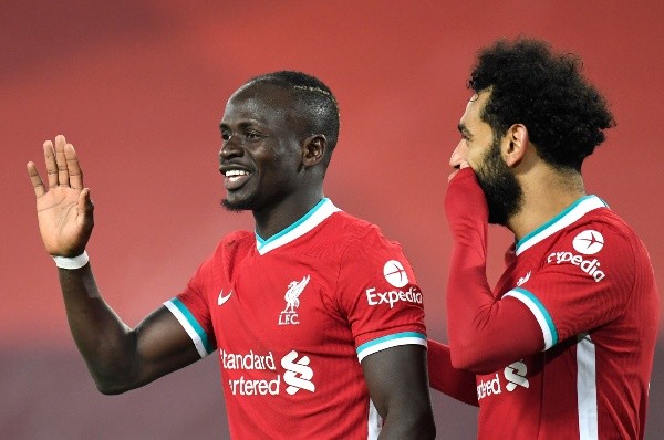 Salah y Mané. (Getty)