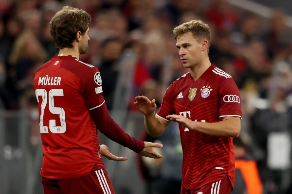 Kimmich y Muller. (Getty)