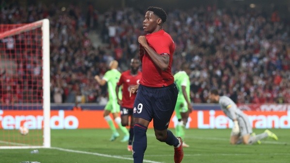 Jonathan David, goleador del Lille