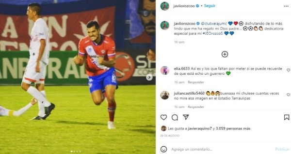 Instagram Javier Orozco