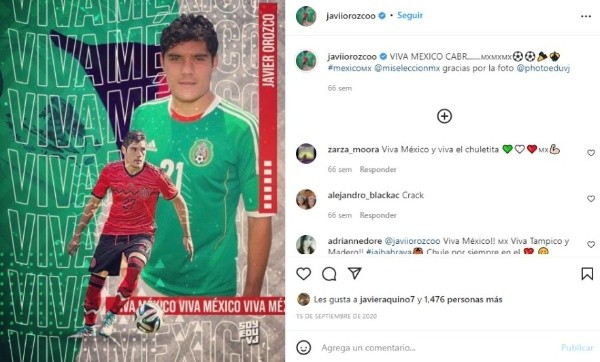Instagram Javier Orozco