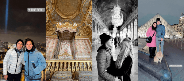 Las historias que subio Diego Lainez a Instagram.