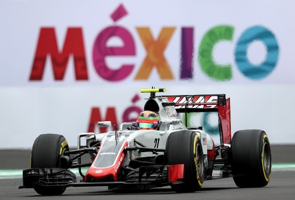 Esteban Gutiérrez a bordo de un Haas en 2016 en el GP de México (Getty Images)