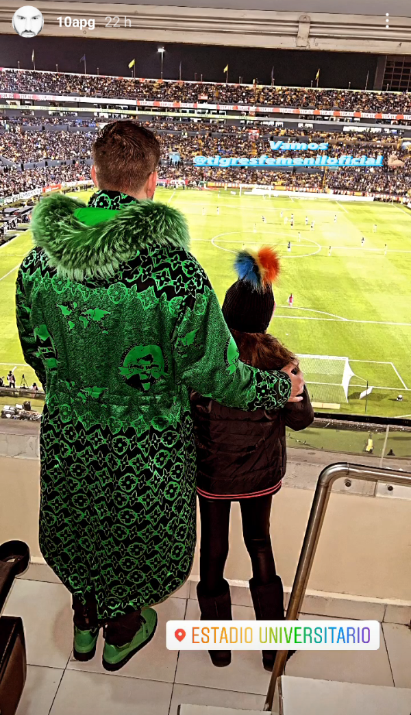 André-Pierre Gignaccon su abrigo deLouis Vuitton