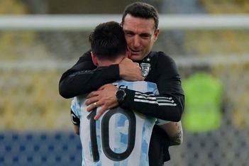 Scaloni, Messi y el Mundial de Qatar para cerrar el año.