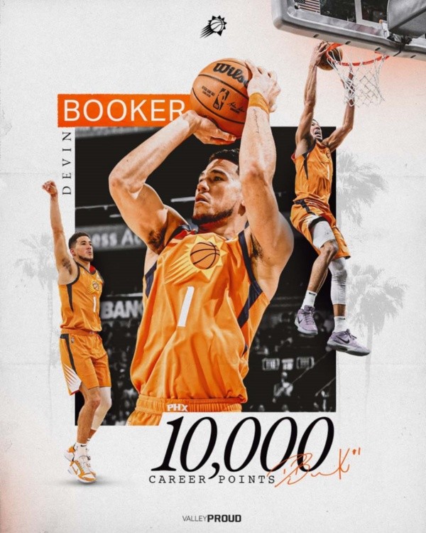 El anuncio del hecho histórico para Devin Booker (@Suns)