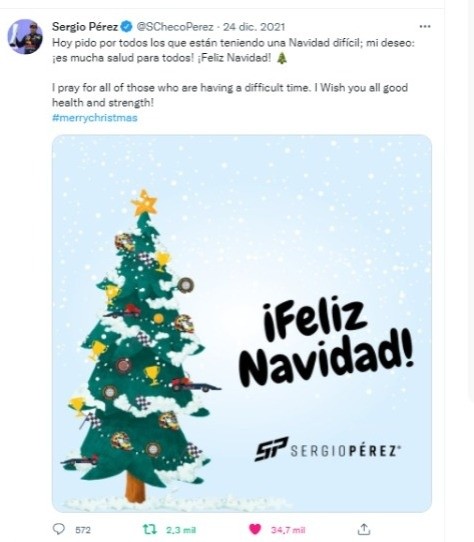 Twitter Sergio Pérez