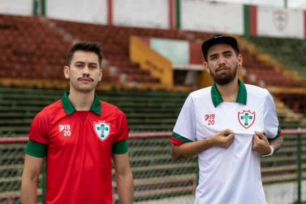 Novas camisas da Portuguesa para a temporada (Foto: Dorival Rosa/Portuguesa)