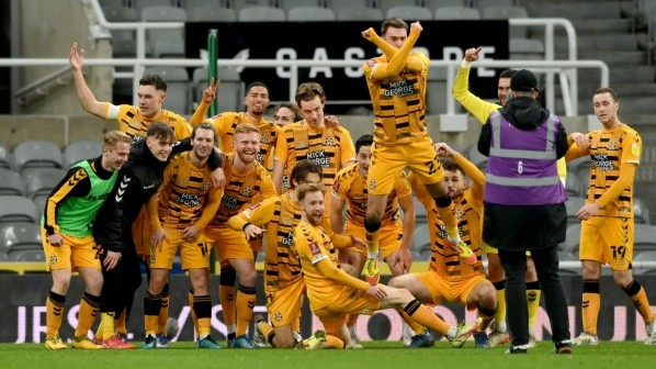 Cambridge United da el golpe ante Newcastle (Getty Images)