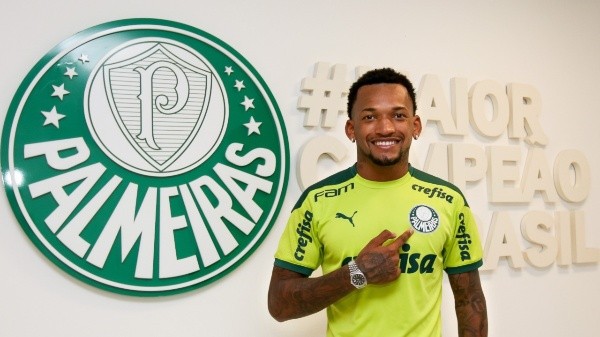 (Foto: Fabio Menotti/Palmeiras) Jailson é o novo refoço do Palmeiras