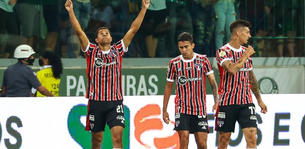 Gabriel Sara anotou dois gols contra o Palmeiras (Foto: Marcello Zambrana/AGIF)