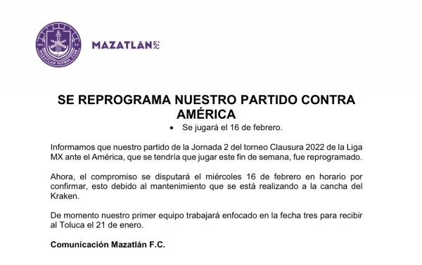 Foto: Página oficial de Mazatlán.