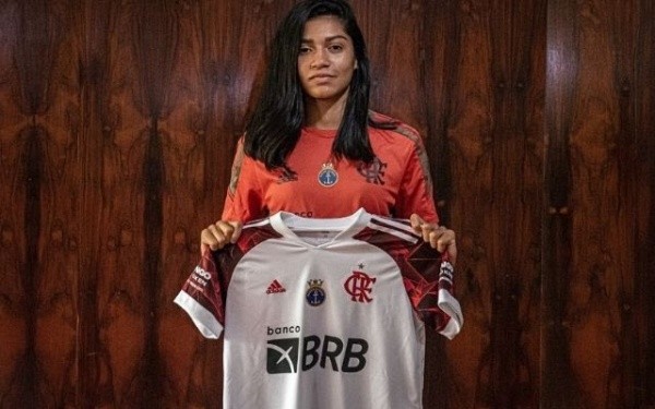 (Foto: Paula Reis/Flamengo) Anny Marabá é o novo reforço do Flamengo
