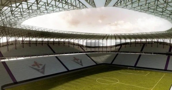 Asi quedaría el nuevo Estadio Artemio Franchi. Firenzetoday.it
