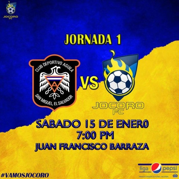 Águila vs. Jocoro FC por la Liga Pepsi del Salvador 2022