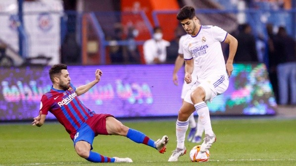 Marco Asensio salió reemplazado en el clásico ante Barcelona (Getty Images)