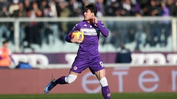 Dušan Vlahović transita sus últimos meses en Fiorentina. Getty