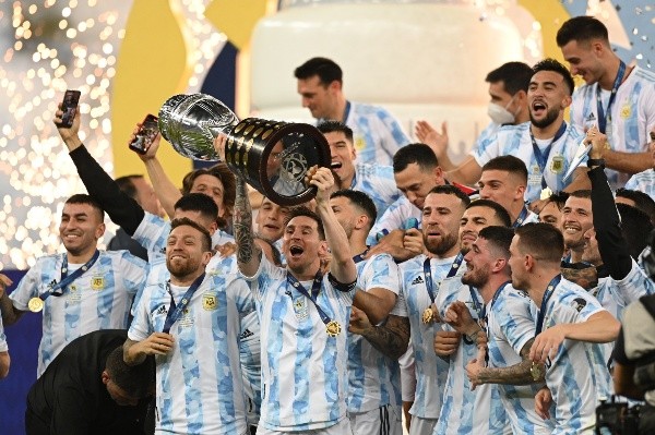 Argentina campeona de la Copa América. (Getty)