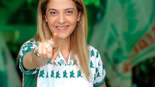 Foto: Reprodução/@leilapereiraconselheira - Leila Pereira mantinha boa relação com a Mancha antes de se tornar presidente do Palmeiras