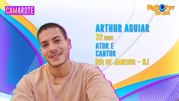 Arthur Aguiar está confirmado no elenco Camarote do BBB 22. Foto: Divulgação - Globo