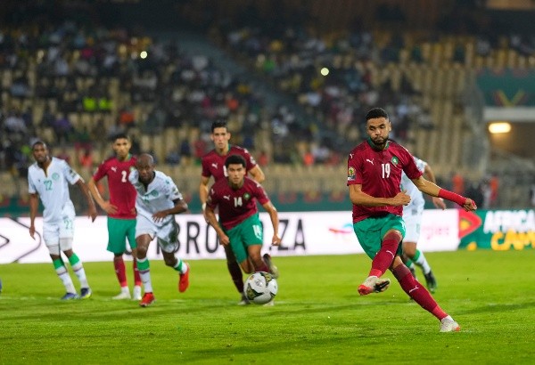 Youssef En-Nesyri, figura de Marruecos. (Getty)