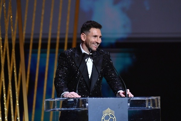 El discurso en el que Messi pidió un Balón de Oro para Lewandowski. (Getty)