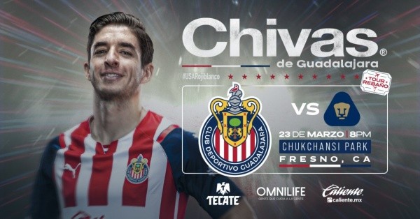 Flyer promocional del encuentro (TW Chivas)