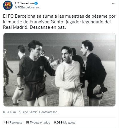 Fuente: Twitter Oficial FC Barcelona (@FCBarcelona_es)