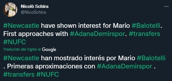 Newcastle se interesa por Balotelli