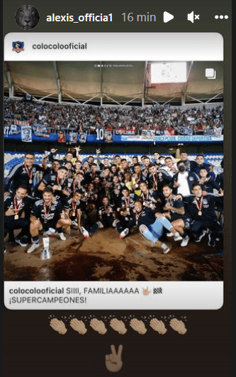 Alexis Sánchez Instagram