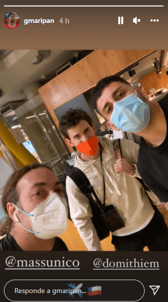 Nicolás Massú, Dominic Thiem, Guillermo Maripán