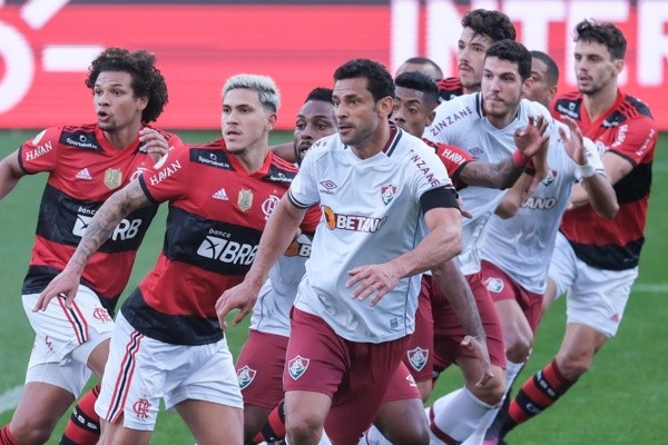 Foto: Marcello Zambrana/AGIF | O próprio hino do Flamengo denuncia a aflição de um Fla x Flu
