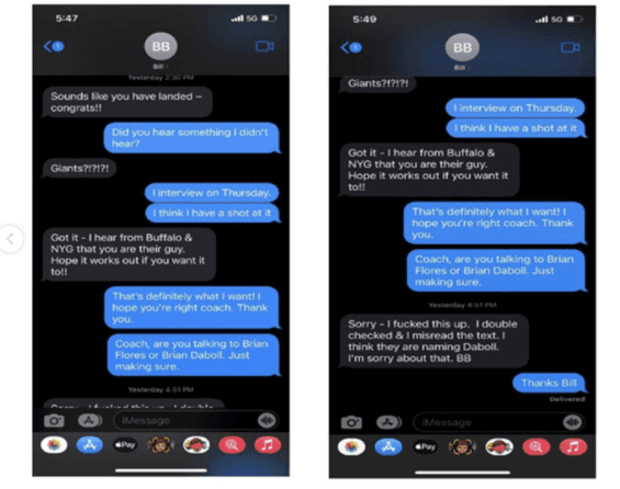Former Miami Head Coach Brian Flores is Suing the NFL and the Giants After  Receiving Accidental Bill Belichick Texts (UPDATES) - Bleacher Nation