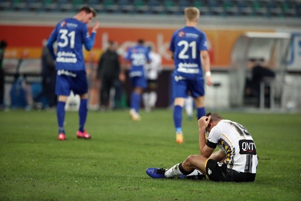 Ante Gent con el Charleori, Cristian Benavente se lamenta. Foto: Getty