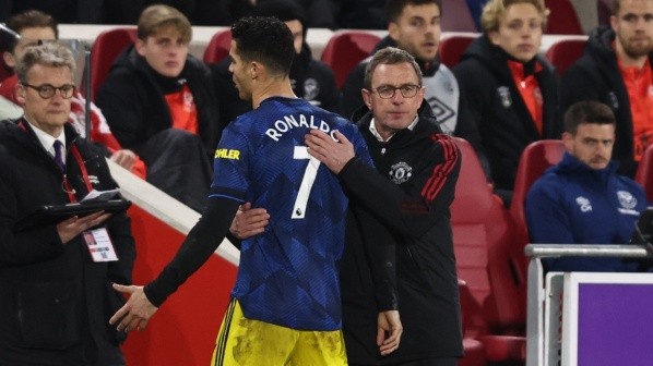Rangnick y CR7 ya tuvieron un entredicho por un cambio