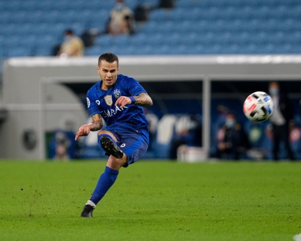 Giovinco con la camiseta de Al-Hilal. (Getty)