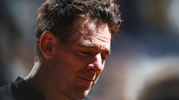 A tearful Del Potro says goodbye in Argentina (Marcelo Endelli/Getty Images)